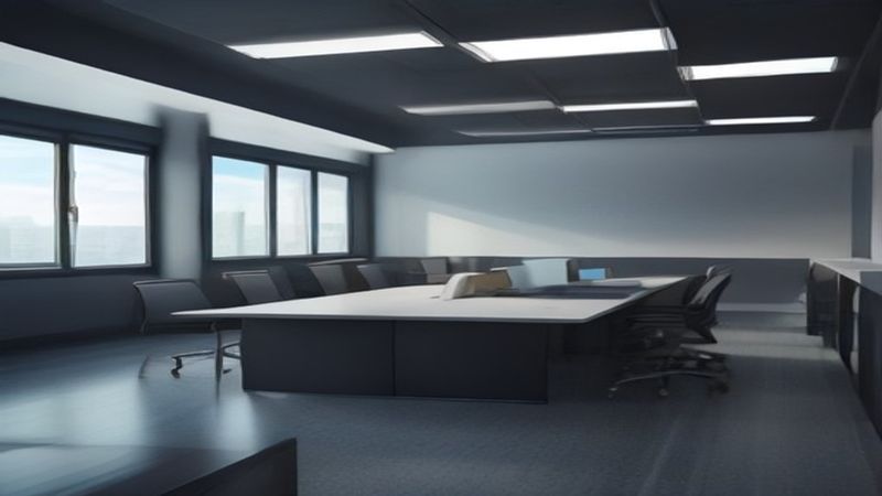 磁力狗团队在深夜讨论产品方案的开放式办公环境
